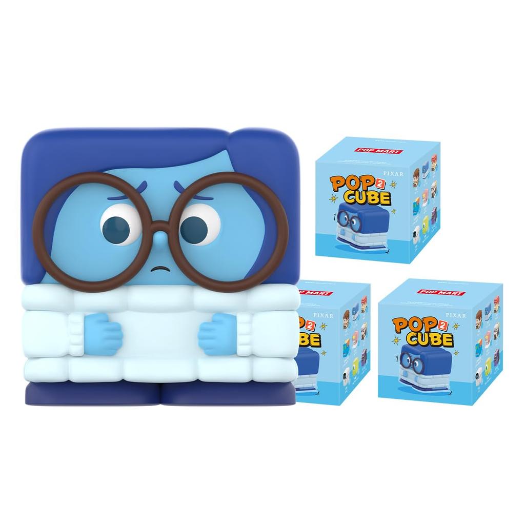 POP MART POP Series Pop Mart Gachapon Blind Box Figure Plastic Model Premium Toy Soft Vinyl Original Character Birthday Gift Disney/Pixar CUBE-2 [1