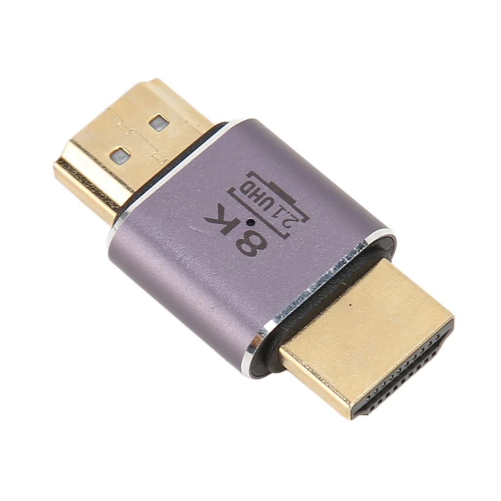 8K HD Multimedia Interface Coupler 48Gbps Male To Male 2.1 HD Multimedia Interface Adapter with