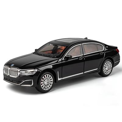 1/24 BMW 7 серии 760 LI литая модель автомобиля игрушечные машинки из металла имитация модели автомобиля коллекция звуков и света детские подарки