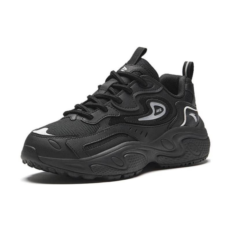Anta Кроссовки Starlight Cushioning Водонепроницаемые Низкие Массивные Женские Черные Кроссовки 922348836-6