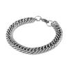 Heavy Punk Rock Titanium Stainless Steel Men Bracelet Jewelry Bangle