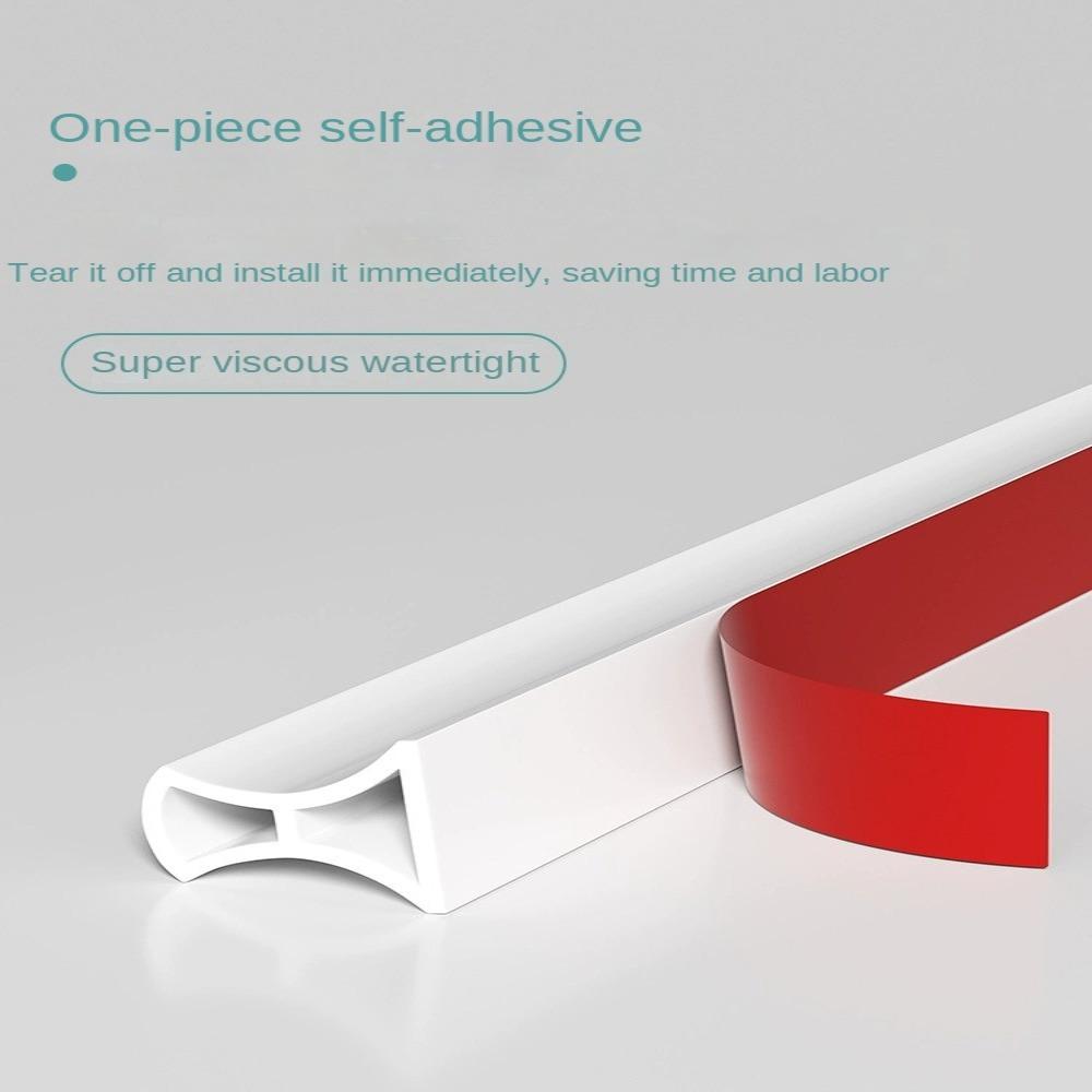 Самоклеящийся барьер для воды в душе, гибкая пробка для воды, уплотнительная лента для пола, кухни, туалета
