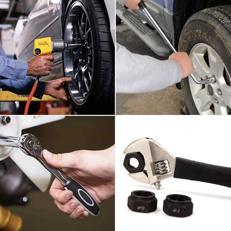 Набор насадок для откручивания гаек LSLANSOON, съемник гаек, самодельный съемник гаек, снятие гаек с болтов, ремонт автомобилей, легкая сборка мебели (низкий)