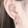 Small Hoop Stud Earrings Unisex Hoops Earrings Cartilage Earrings Piercing Jewellery For Women Girls 25mm Diameter