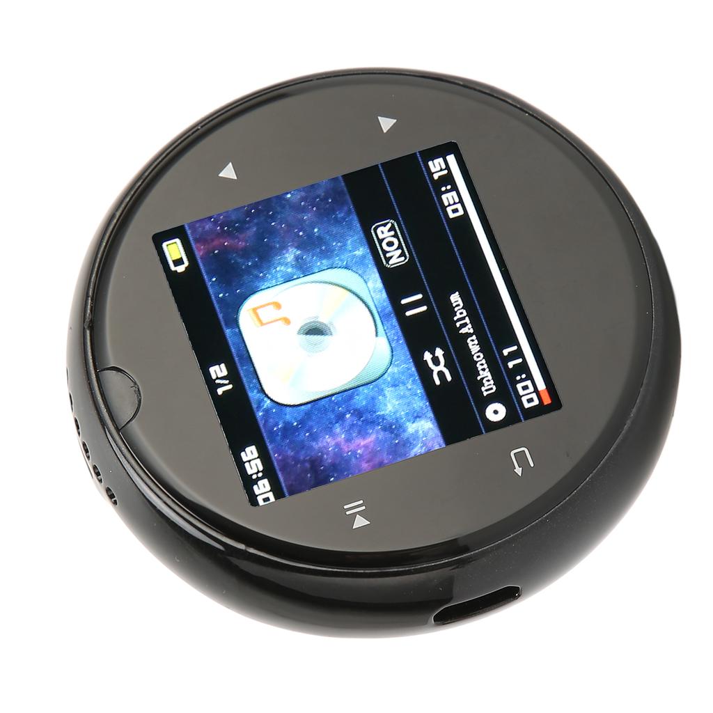 MP3 Player Bluetooth 4.2 HiFi Lossless Sound Quality Touch Button Portable Music Player 1.54 In LCM