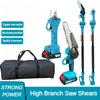 High-Altitude Brushless Electric Pruning  Garden Tool Portable High Branch Shears & High Branch Saws Telescopic