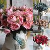 Artificial Silk Flower Peony Fake Flowers Bouquet Bride Wedding Party Home Decor