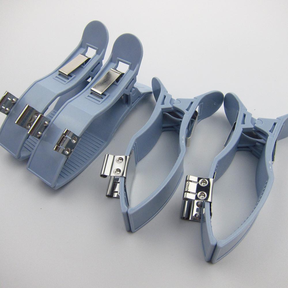 Универсальные металлические электроды для зажима конечностей ЭКГ, многоразовый зажим для электродов, размер для взрослых, идеально подходит для 3,0 Дин/4,0 банан(4 шт / комплект)