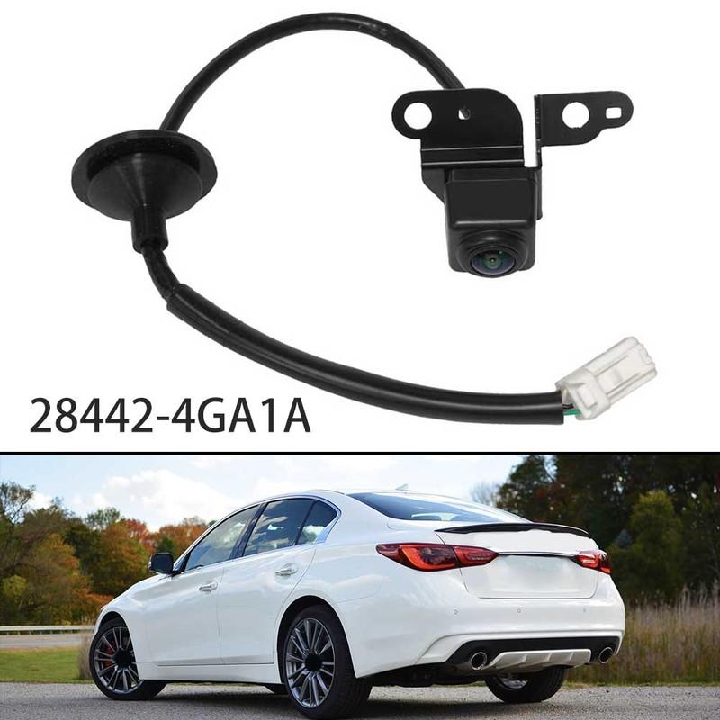 Rear Backup Camera for Infiniti Q50 2014 to Compatible with OEM 28442-4GA1A Mounting Location and Electrical Interface