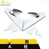 Sportage A-Pillar Bright Pieces Electroplated Front Console Decorative Sticker