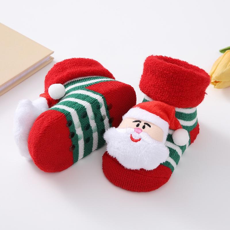 Baby Socks Cute Plush Cartoon Decoration Non-skid Socks
