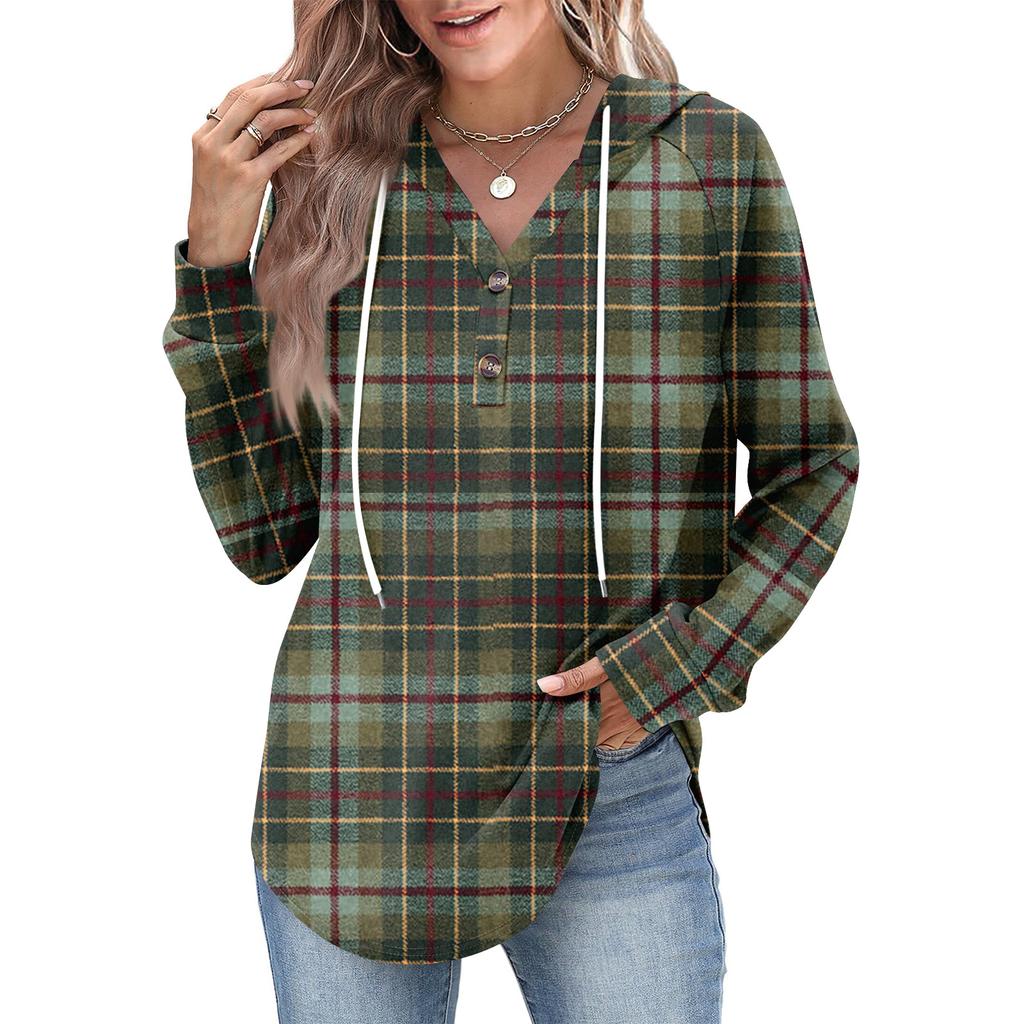 Women's Fashion Women's Lightweight Long Sleeve Pullover With Pockets Preppy Graphic Hoodie