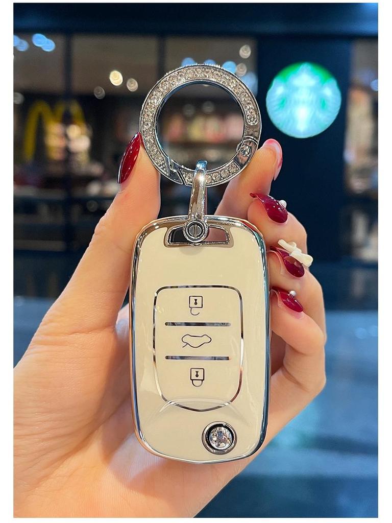 Чехол для ключей Baojun 510/530/560/730, RS3, 360, Kiwi, E200 с пряжкой