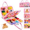 Montessori Toddler Busy Board Autism Sensory Toys Educational Activity Motor Skills Baby Life Skills Learning Toys for Kids
