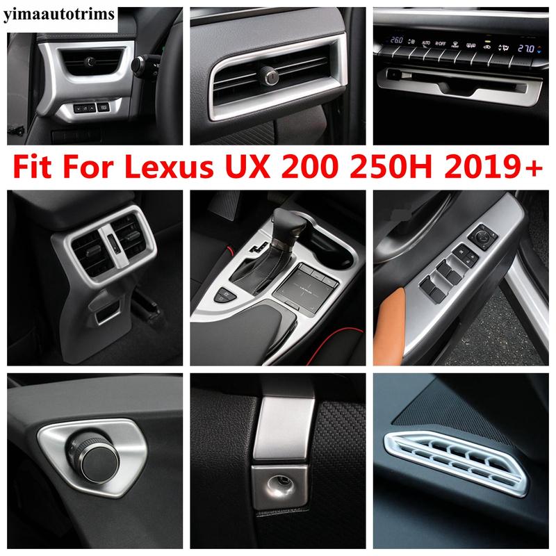 Window Lift / Gear Shift Panel / Glove Box / Side Air AC Outlet Vent Cover Trim Accessories For Lexus UX 200 250H - 2024