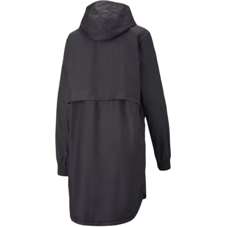 Puma Логотип животного Спортивная тренировочная теплая ветрозащитная дождевая куртка Женская куртка Puma-Black 521791-01