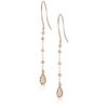 Vendome Earrings K10 pink gold diamond GJAA0274 DI [Official] [VIH Aoyama] 0.04ct