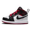 Детские кроссовки Air Jordan 1 Mid TD Gym Red Black Toe White DQ8425-106