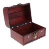 Vintage Treasure Chest Wooden Jewelry Box Antique Jewelry Storage Box  Packaging Box