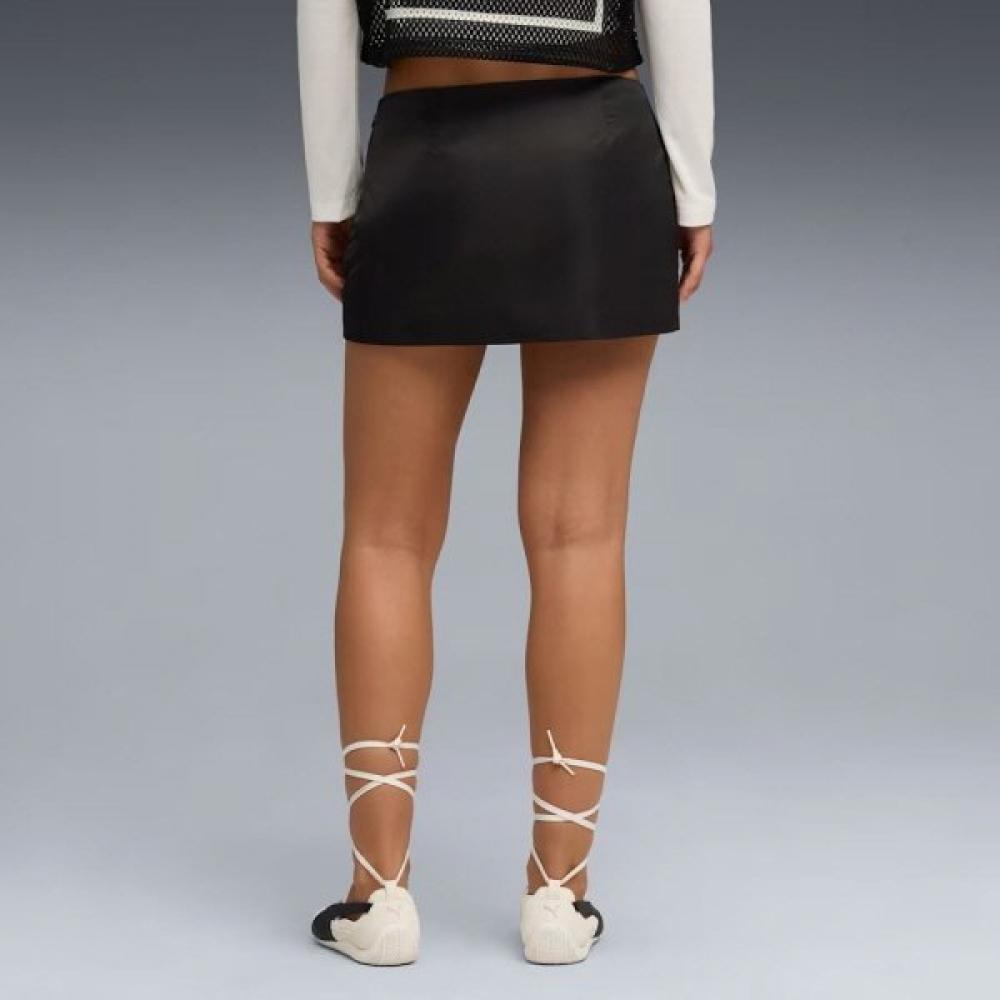 Puma Тонкая плетеная микро-мини юбка 633798 01