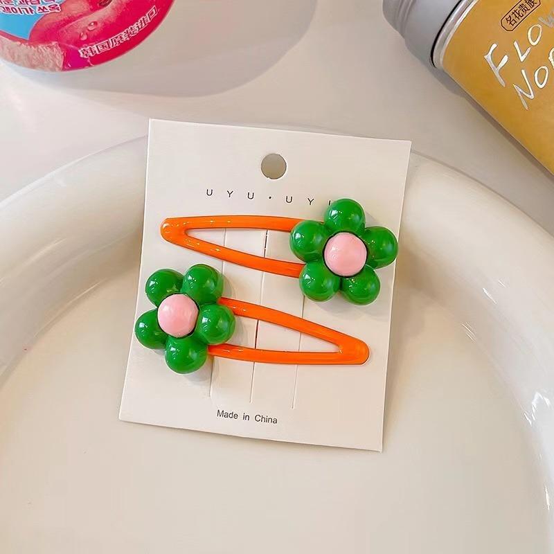 2 шт. новые милые блестящие заколки для волос принцессы с цветочным узором для девочек, детские головные уборы, заколки для волос, заколки, аксессуары для волос