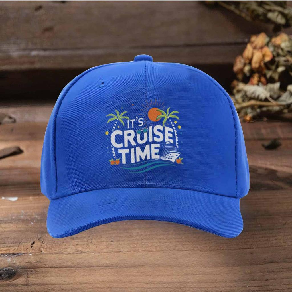 Adjustable Classic Baseball Cap Summer Cruise Printed Trucker Hat For Men Women Breathable Sun Hat For Beach Outdoor