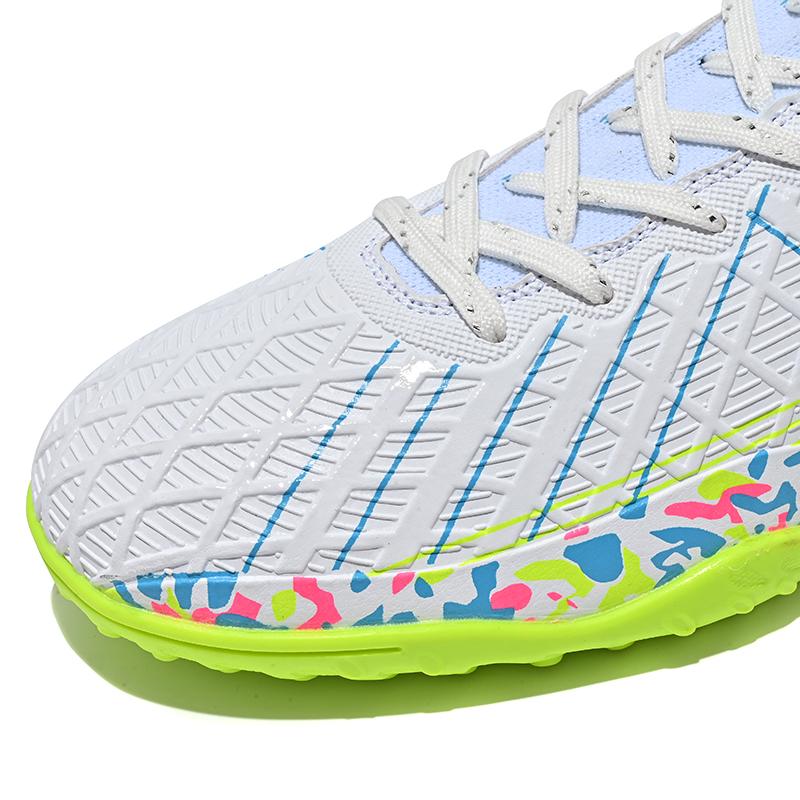 32-45unisex Football Shoes High-top Elastic Socks PVC Rubber Soft Bottom TFFootball Shoes Men's Special Children Competition Training Football Shoes