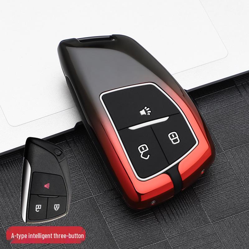 Buick Encore-S Key Case: Fashionable Car Key Bag with Buckle and Remote Shell Design