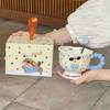 Cartoon Puppy Cup Birthday Gift High-value Souvenir Cute Ceramic Mug Girlfriend Practical Gift Box Set