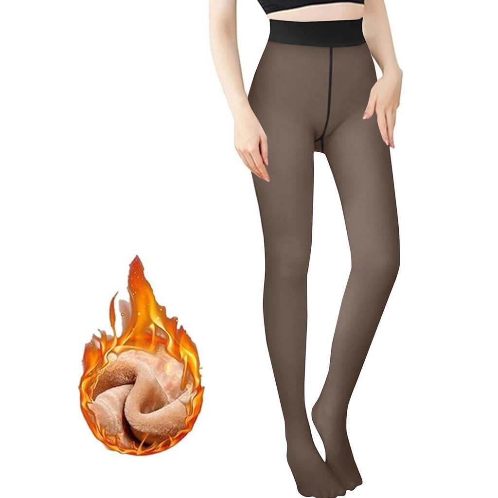 Женская мода Большие размеры колготки Носить теплые колготки Большие размеры колготки леггинсы поверх черной кожи