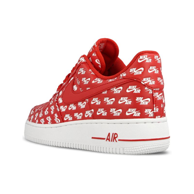 Nike Кроссовки Air Force 1 Low 07 Qs 'All Over Logo Red' AH8462-600