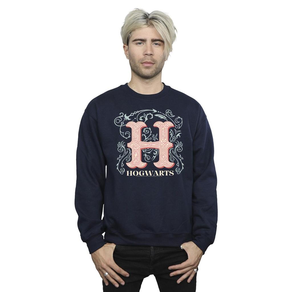Harry Potter Mens Flowers H Sweatshirt