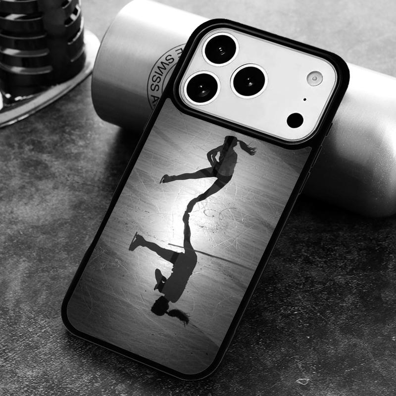 Чехол для телефона с изображением фигурного катания и танцев для iPhone 17 16 15 Pro Max Air 14 13 12 11 Plus Ударопрочный чехол