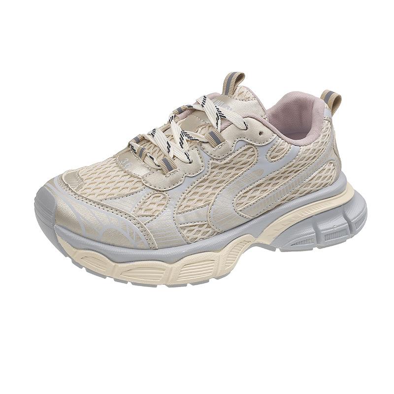 Европейская станция 2025 весна и лето новая сверхлегкая дышащая спортивная и повседневная обувь на мягкой подошве, ультра-огненные кроссовки на толстой подошве в стиле «папа» Париж женские