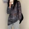 Women's Tie-dye Long Sleeve Loose Street Fashion Thin Casual T-shirt Minimalist Harajuku Ins Comfortable Chic Top