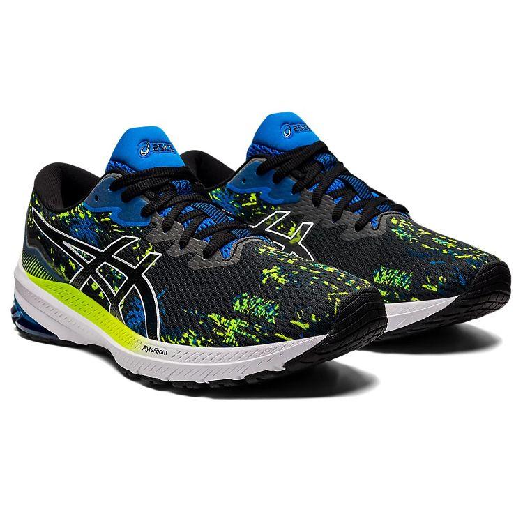Asics GT 1000 11 Black Electric Blue Men Sneakers 1011B452-001
