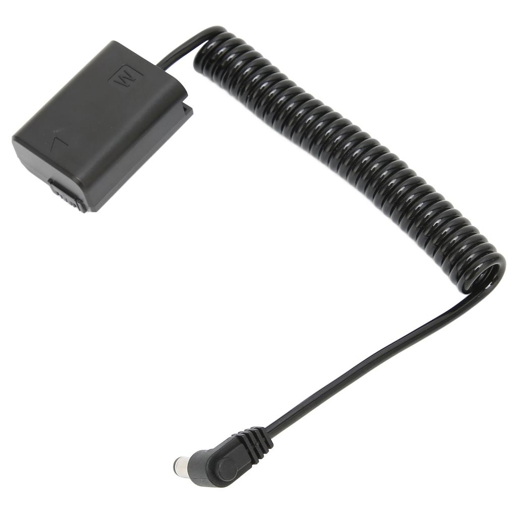 Муфта постоянного тока NPFW50 Полное декодирование Адаптер кабеля питания с муляжом аккумулятора с пружинной соединительной линией для Sony A7 A7R A7S A7II