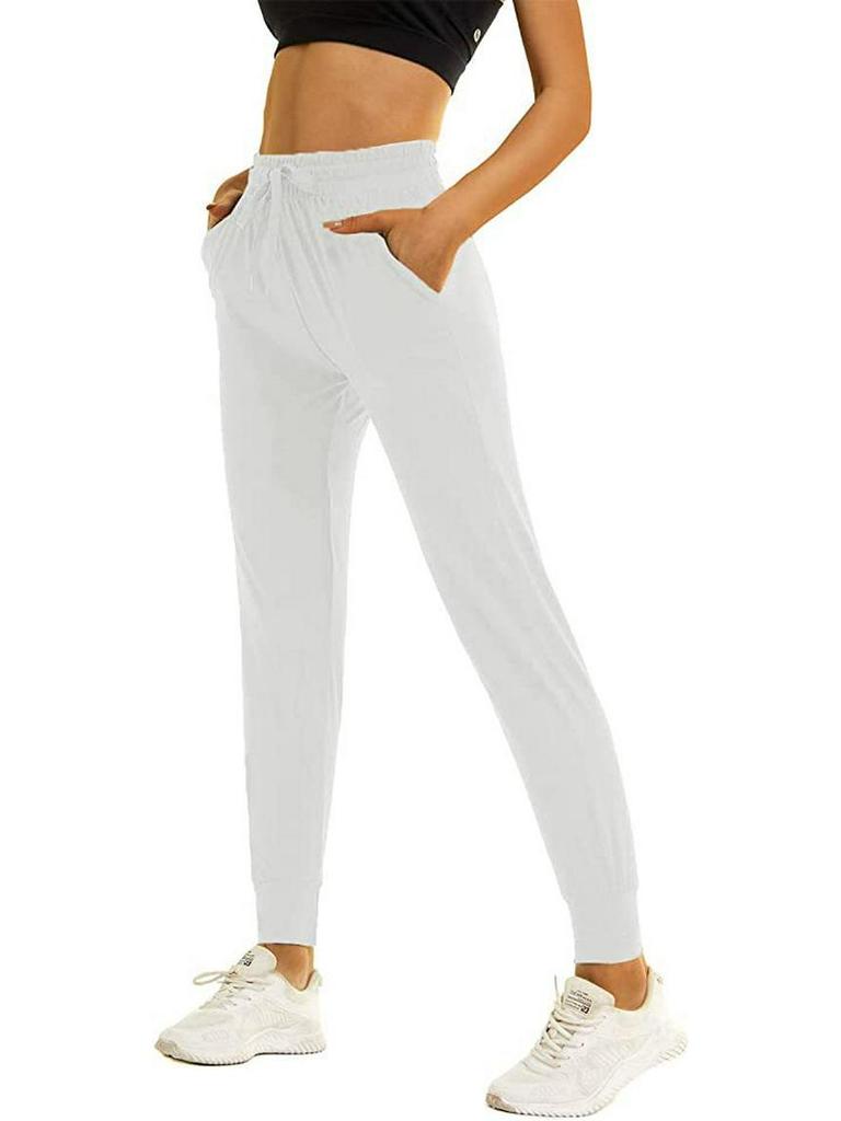 Женские свободные брюки для йоги с высокой талией - Весенне-летняя повседневная спортивная одежда с манжетами