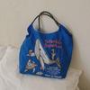 Сумка через плечо из экологически чистого нейлона с вышитым изображением японского и корейского кита - новая модная сумка для поездок на работу и хранения вещей