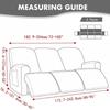 1/2/3 Seater Jacquard Recliner Sofa Cover Stretch Solid Color Armchair Covers Living Room Lazy Boy Couch Slipcovers Funda Sofa