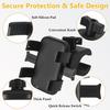 Universal Golf Cart Phone Holder Mount Compatible with EZGO/Club Car/Yamaha For IPhone/Galaxy/Huawei Quick Release/360° Rotatabl