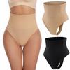 High-Waist Tummy Control Thong: Women's Shapewear for a Sexy, Lifted Look In Large Sizes