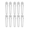 10 PCS Silver Bag Sealing Clip Food Storage Bag Clip  Snacks Storage Bread Storage