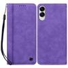 For Samsung Galaxy S25 Edge Case Lines Pattern Wallet Leather Phone Cover with Strap