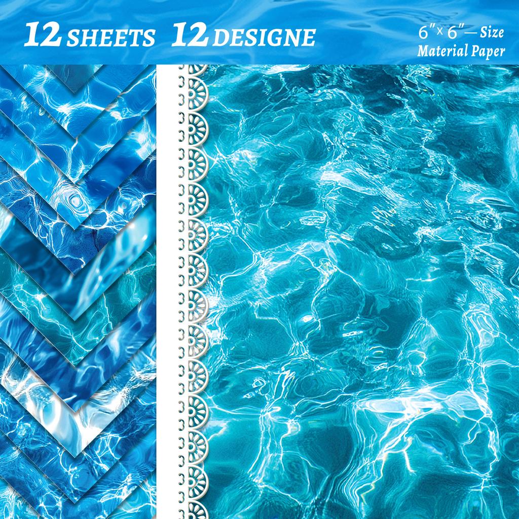 DIY Decorative, 12 Sheets for Scrapbooking, Card Making and Projects