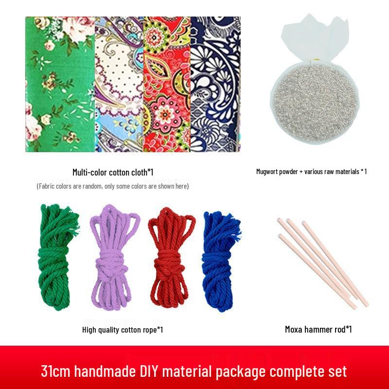 Массажный молоток по меридианам с полынью для здоровья и мокса-терапии