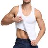 Мужской жилет для фитнеса, сплошной цвет, бесшовный, плюс размер, с круглым вырезом, без рукавов, эластичный, мягкий