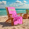 Personalized customized proof beach towel with Pocoyo pattern - soft, absorbent,quick-drying,perfect swimming,camping&bathing