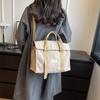 Light Handbag Bag Women's New 2025 Popular Large-capacity Messenger Canvas Bag Shoulder Commuter Tote Bag