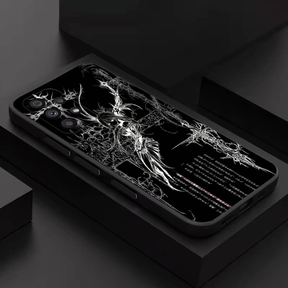 Темный готический киберсигилизм Для Samsung S 26,25,24,23,22,30,21,10,9,Ultra,Plus,Lite,FE,4,5G Чехол для телефона Черный Мягкий чехол